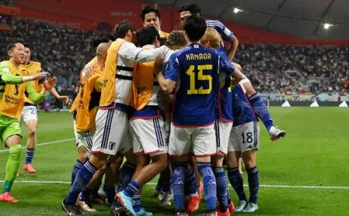 Japón celebra su hazaña ante Alemania (Getty)