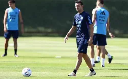 Lionel Scaloni piensa en varios cambios para el duelo entre Argentina y México. (Getty Images).