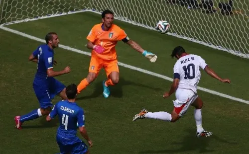 Costa Rica fue la sorpresa en el 2014 al ganarle a Uruguay e Italia (Getty)