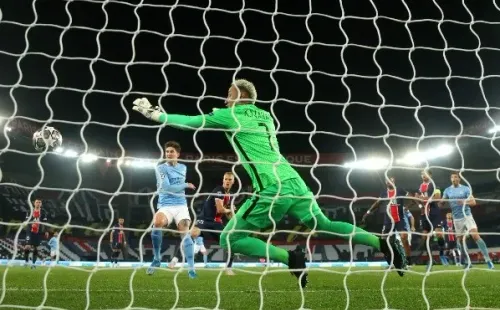 Keylor Navas en el PSG. / Getty Images