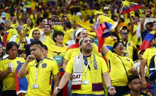 Polémica con los hinchas de Ecuador. | Foto: Getty