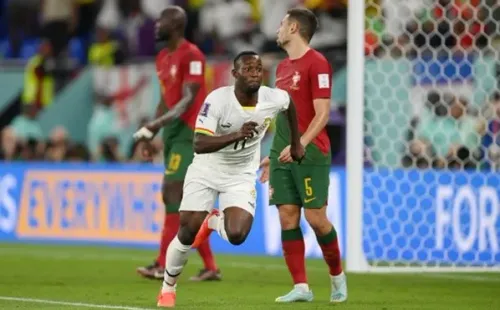 Bukari festeja un gol ante Portugal y Cristiano Ronaldo… a lo CR7.