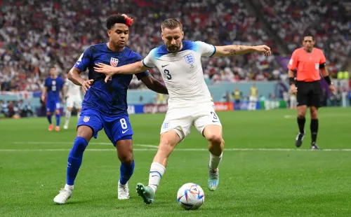 Un partido peleado protagonizaron Inglaterra y Estados Unidos. | Foto: Getty