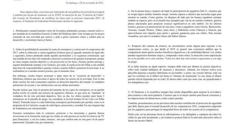 Sifup oficializó su rechazo a los torneos cortos en dos carillas