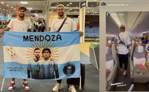 Lucero viaja a Qatar para apoyar a la Scaloneta. | Foto: Instagram @martinlucero7