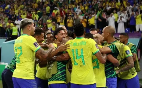 Brasil celebra con todo en Qatar 2022. | Foto: Getty