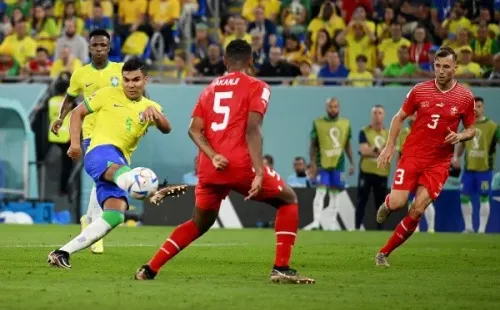 Brasil ganó con un gol sobre el final de Casemiro (Getty)