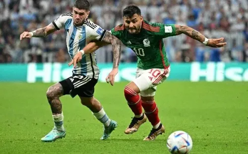 Rodrigo de Paul en Argentina vs México