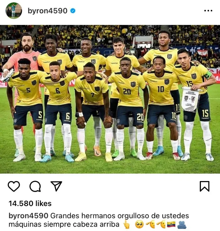 Byron Castillo lamenta la eliminación de Ecuador
