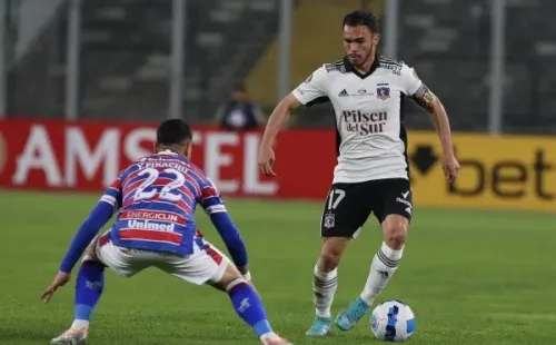 Suazo enfrentó a Fortaleza con Colo Colo en la Copa Libertadores 2022. | Foto: Agencia Uno