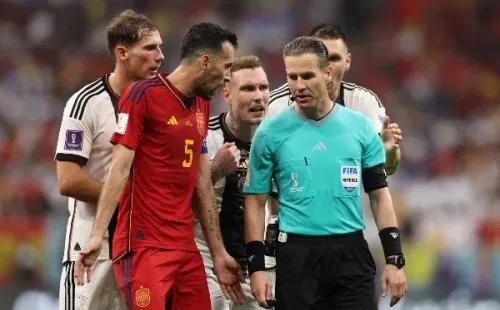El árbitro estuvo en el duelo entre Alemania y España.