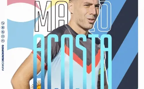 Con esta imagen, Huachipato oficializó la contratación del delantero argentino Mateo Acosta. (Captura).