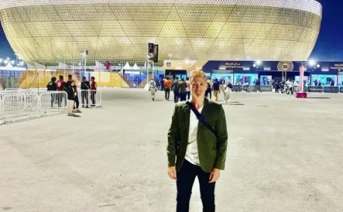 Martín Liberman está en Qatar trabajando para varios medios. Foto: Instagram.