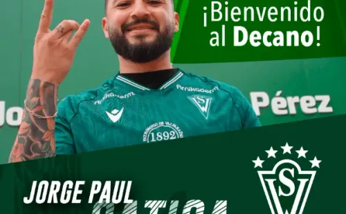 Jorge Gatica, la tercera incorporación confirmada en Santiago Wanderers. (Captura).
