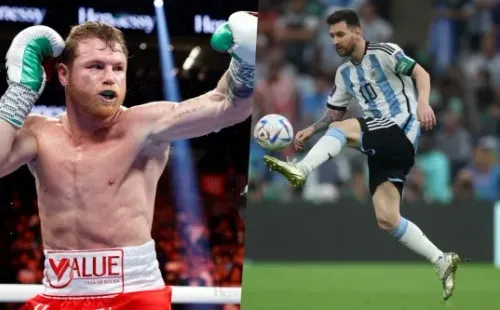 Canelo ya no quiere pegarle a Messi, pero si le recomienda disculparse. | Foto: Getty