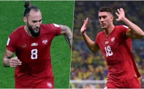 Gudelj y Vlahovic habrían sido los “patas negras” en el equipo serbio en Qatar. | Foto: Getty Images.
