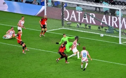 El gol que no pudo convertir Lukaku.