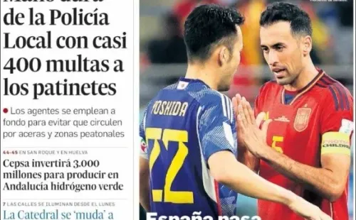La portada del Diario de Sevilla por la clasificación