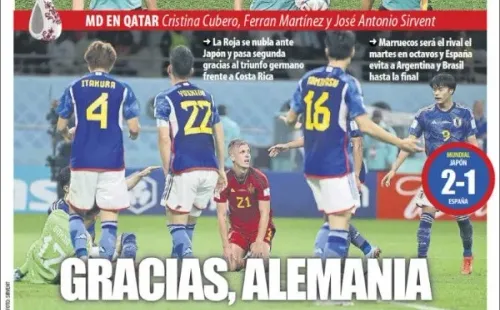 La portada de Mundo Deportivo tras la clasificación de España