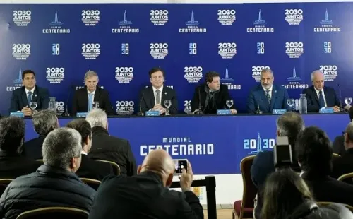 Los gobiernos de Uruguay, Argentina, Paraguay y Chile se reunieron el pasado 11 de noviembre en Santiago para redactar el acta de constitución de la Corporación Juntos 2030. | Foto: Getty Images.