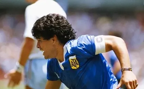 @Getty / El Diego guió la victoria de la albiceleste en México 86.