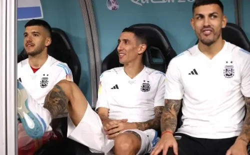 Di María ya se quedó si jugar ante Australia el pasado sábado por su lesión. | Foto: Getty Images.