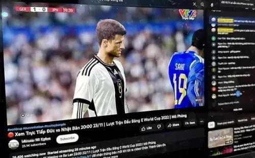 Esta fue la transmisión que terminaron viendo los vietnamitas. | Foto: Captura.