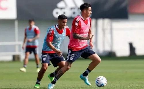 Entrenamiento de la Roja Sub 23