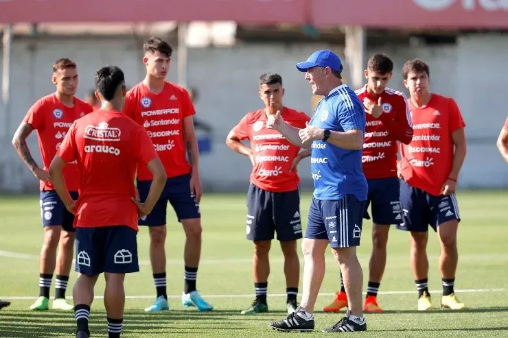 Entrenamiento de la Roja Sub 23 con Eduardo Berizzo