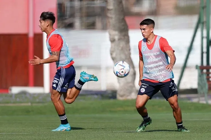 Entrenamiento de la Roja Sub 23