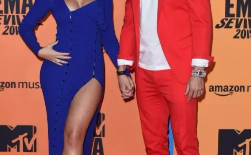 Georgina Rodríguez y Cristiano Ronaldo en un evento de MTV en 2019. (Getty Images).