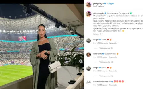 El posteo de Georgina Rodríguez en su cuenta oficial de Instagram. (Captura).