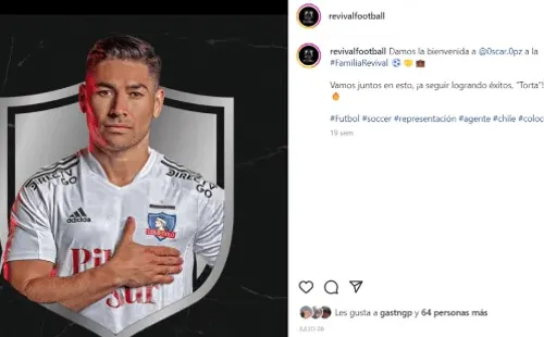 La bienvenida de Revival Football a Óscar Opazo. (Captura).