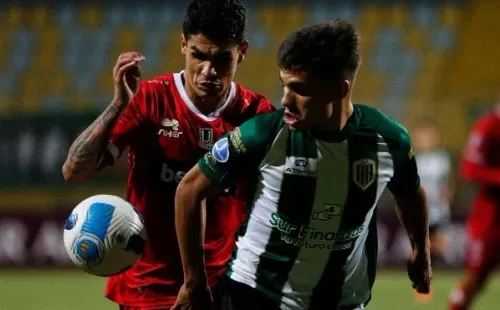 Erick Wiemberg jugó varios duelos internacionales con Unión La Calera entre Copa Libertadores y Copa Sudamericana. | Foto: Agencia UNO.