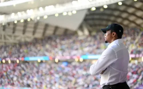 Samuel Eto’o presente en el partidazo que Serbia y Camerún igualaron 3-3. (Getty Images 2022).