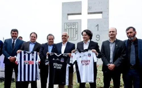 Valladares dijo presente en la inauguración del Parque de la Memoria Blanquiazul. | Foto: CSD Colo Colo.