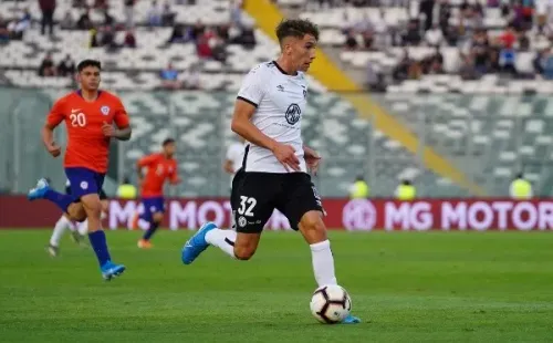 Luciano Arriagada anotó tres goles en sus tres años en el primer equipo de Colo Colo. | Foto: Agencia UNO.
