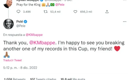 Pelé le responde a Mbappé
