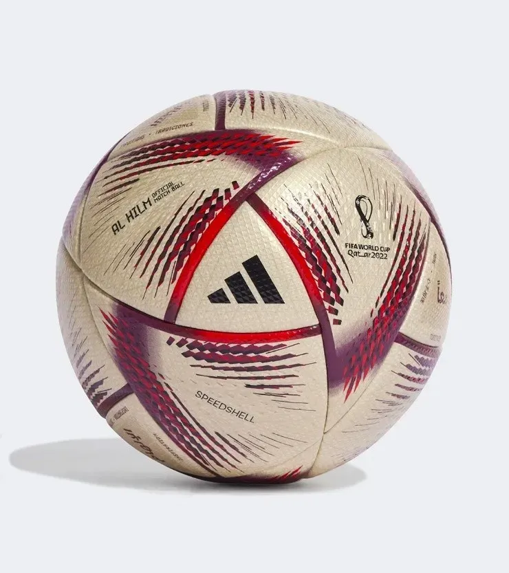 Este esAl Hilm, la pelota para la recta final del Mundial de Qatar 2022. Foto: adidas.