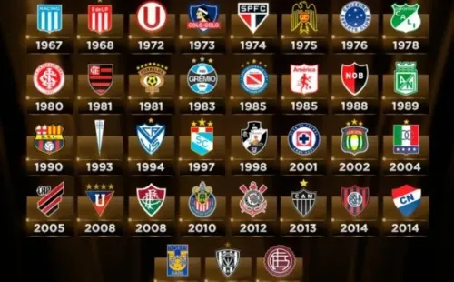 Conmebol destaca el año en que cada club jugó su primera final de Libertadores