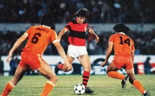 Cobreloa jugando la final de 1981 de Copa Libertadores ante Flamengo (Archivo)