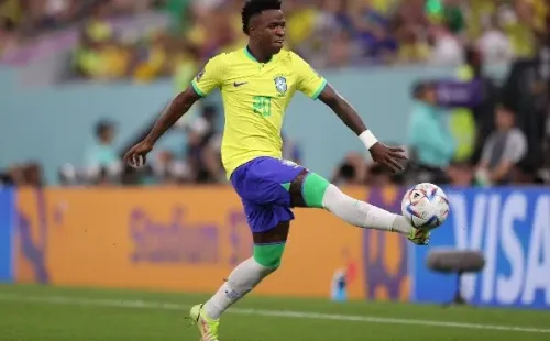 Vini Jr confesó que irán con todo a pelear el hexacampeonato en el Mundial de 2026. | Foto: Getty