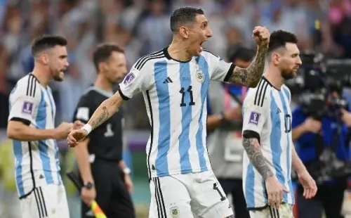 Di María estará disponible para la semifinal contra Croacia (Getty)