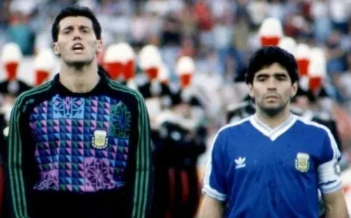 El portero hizo historia con Argentina en 1990.