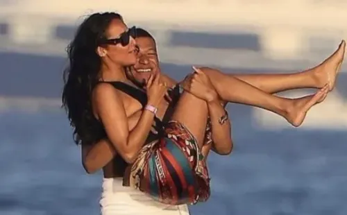 Kylian Mbappé e Ines Rau