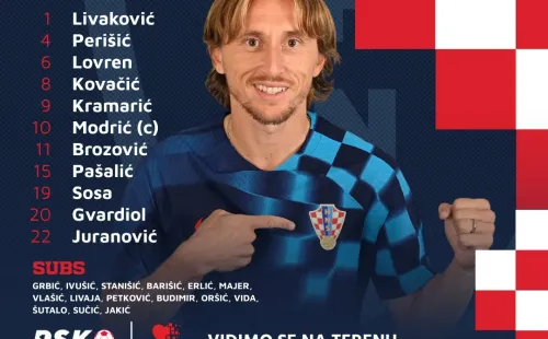 Croacia y formación confirmada para la semifinal de Qatar 2022 ante Argentina.