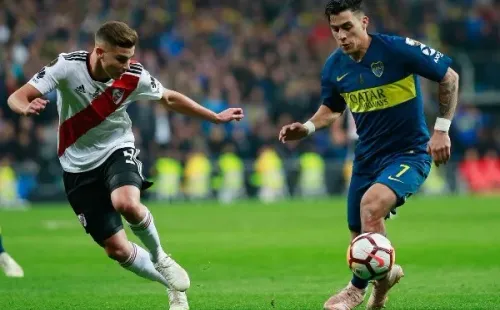 Julián jugó en la histórica final de River Plate vs Boca Juniors en la Libertadores 2018. | Foto: Getty Images.