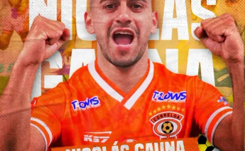 La gráfica de Cobreloa para oficializar la contratación de Nicolás Gauna. (Captura).