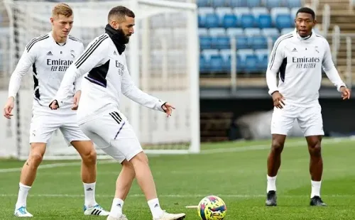 Benzema ya trabaja con normalidad en las instalaciones del Real Madrid. | Foto: Getty Images.