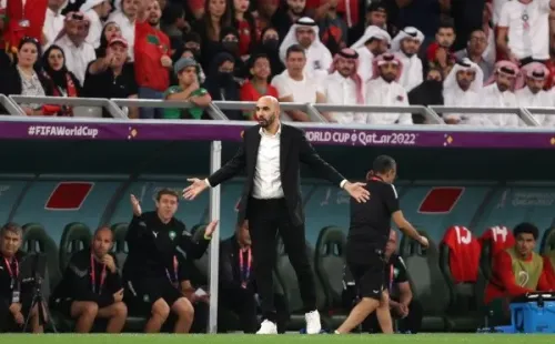 Regragui y Marruecos se van de Qatar con la frente en alto. | Foto: Getty